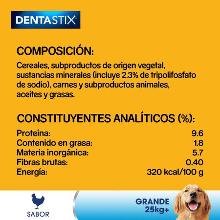 Snack higiene dental perro Dentastix razas grandes 7 unidades