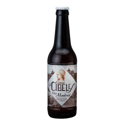 Cerveza artesana La Cibeles Viejo Madrid botella 33cl