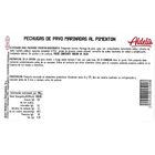 Pechuga de pavo adobada