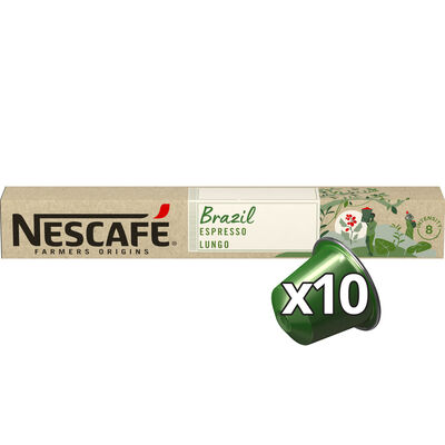 Café origen brazil lungo Nescafé 10 cápsulas