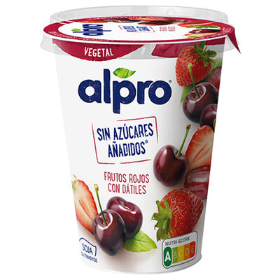 Postre Alpro 400g frutos rojos y d&aacute;tiles