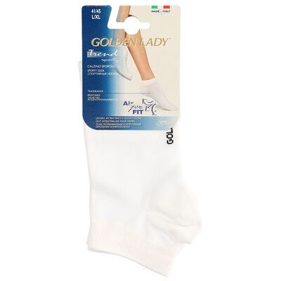Calcet&iacute;n Tobillero Deportivo Golden Lady Talla S-M Blanco