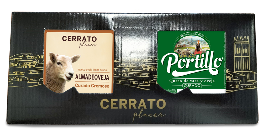 Cuñas de queso semicurado de oveja 2x225g