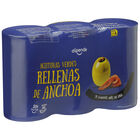 Aceitunas rellenas de anchoa Alipende 150g pack 3