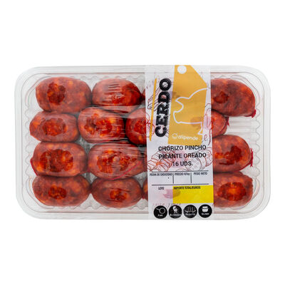 Chorizo pincho picante Alipende 300g aproximadamente