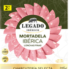 Mortadela ibérica en lonchas finas Legado Ibérico 150g