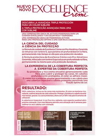 Tinte de cabello L'Or&eacute;al Excellence Creme n&ordm; 3 casta&ntilde;o oscuro