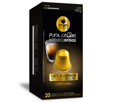 Café intenso Origen&Sensations 20 cápsulas