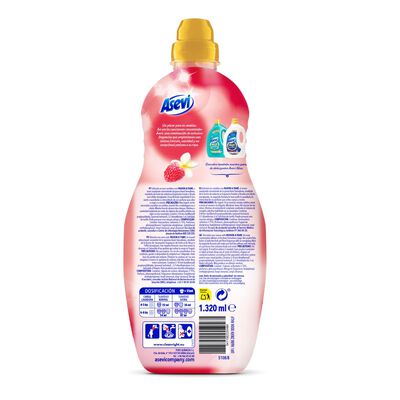 Suavizante Concentrado Asevi 60 Lavados Pasión & Tiaré