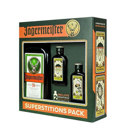 Licor de hierbas Jägermeister 70cl + 2 mini-botellas