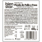 Picada burguer meat con pollo y pavo Bien Star400g