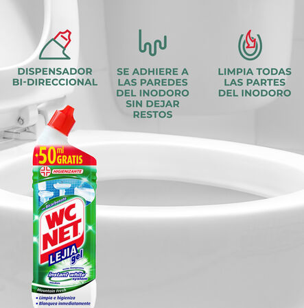 Desinfectante WC Net 750ml lejía