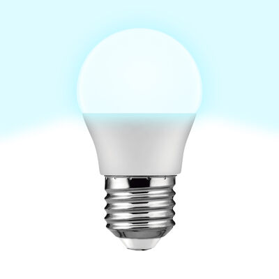 Bombilla Led esférica e27 plástico TM g45 6W fría