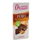 Chocolate puro almendras s/gluten s/az&uacute;car a&ntilde;adido Alipende 150g