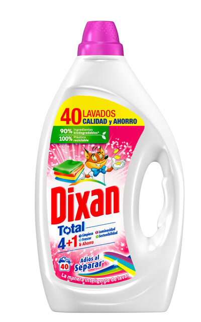 Detergente L&iacute;quido Dixan 40 Lavados Adi&oacute;s Al Separar