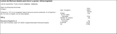 Lomos de merluza Pescanova 360g