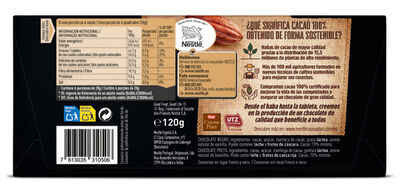 Chocolate negro Nestl&eacute; 120g 70% de cacao