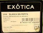 Uva blanca sin semilla bandeja 500g