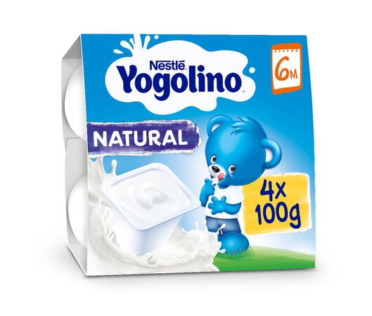 Postre Nestlé Yogolino natural desde 6meses pack 4