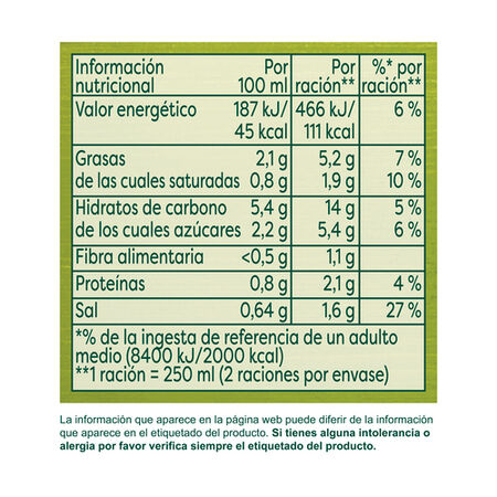 Crema Knorr 500ml calabacín con queso de cabra