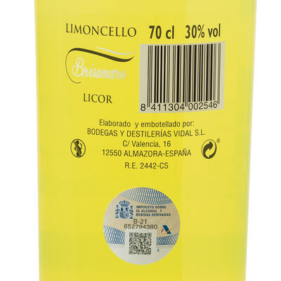 Licor limoncello Brisamare 70cl