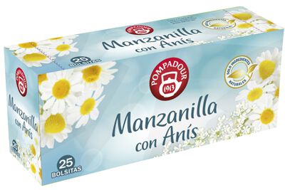 Manzanilla Pompadour 25u con an&iacute;s