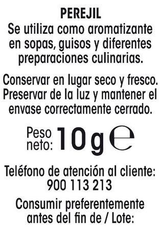 Perejil Alipende 10g