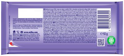 Chocolate con leche Milka sandwich 92g con oreo