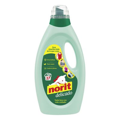 Detergente líquido Norit 37 lavados delicado