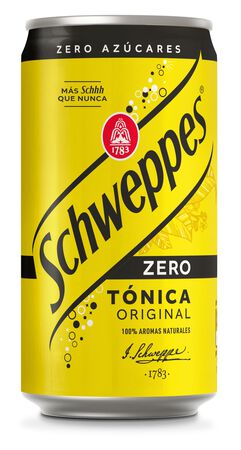 Tónica zero Schweppes lata 25cl