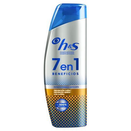 Champú men H&S 300ml 7 beneficios en 1 prevención caída