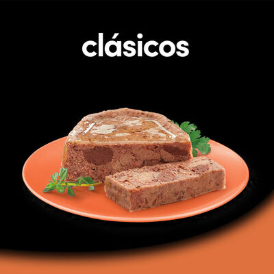 Comida h&uacute;meda perro C&eacute;sar pat&eacute;s cl&aacute;sicos pack 4