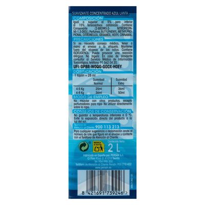 Suavizante Concentrado Lanta 80 Lavados Azul