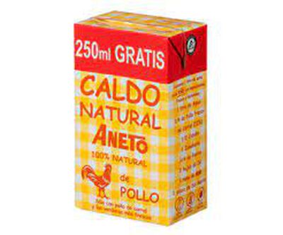 Caldo de pollo Aneto 750+250ml