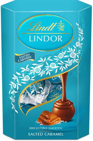 Bombones de caramelo con sal Lindor 200g
