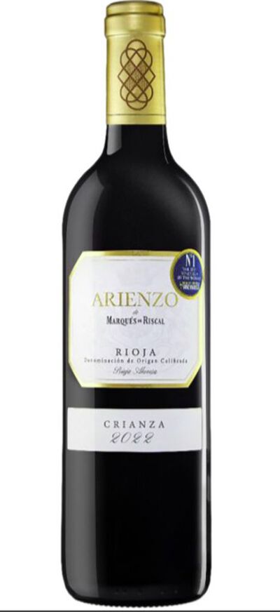 Vino tinto DO Rioja crianza Arienzo 75cl
