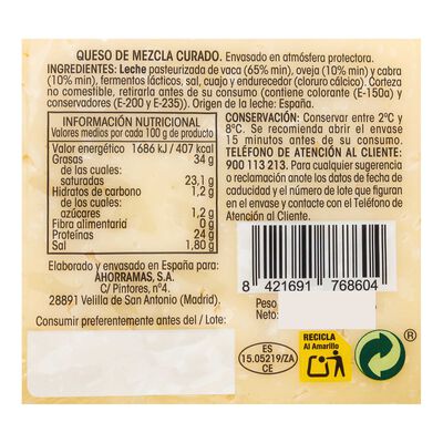 Queso mezcla curado 300g