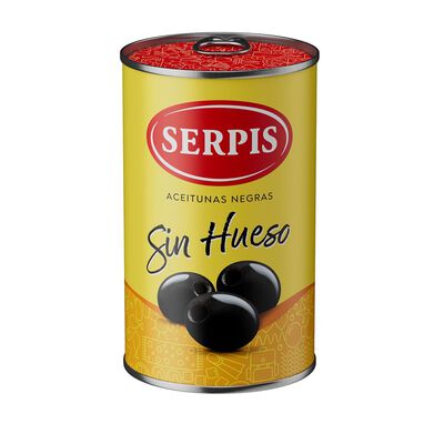 Aceituna negra sin hueso Serpis 130g
