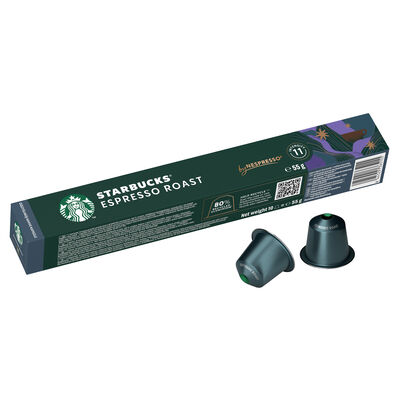 Caf&eacute; espresso roast intensidad 11 compatible con Nespresso Starbucks 10 c&aacute;ps