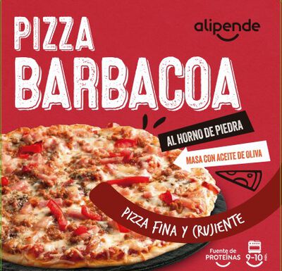 Pizza fina Alipende 400g barbacoa
