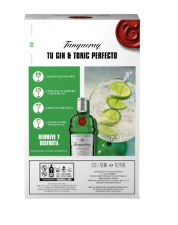 Ginebra Tanqueray 70cl + lata