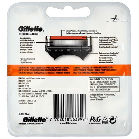 Hojas de afeitar Gillette 3 uds recambio proglide