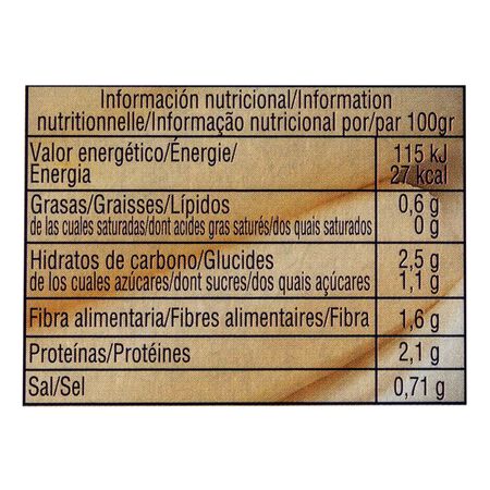 Esparragos blancos extra sin gluten celorrrio lata 125g