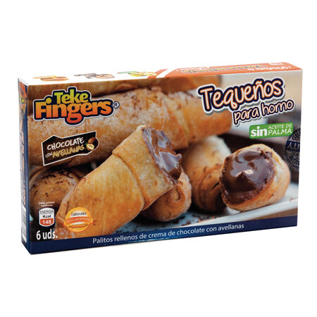 Tequeños Tekefingers horno chocolate con avellanas 6 uds