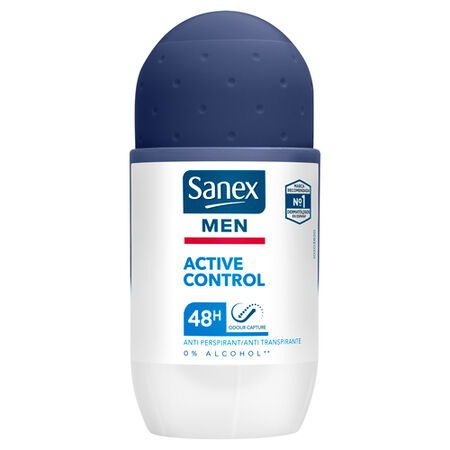 Desodorante roll-on para hombre Sanex Men Active Control 48h antitranspirante 50ml