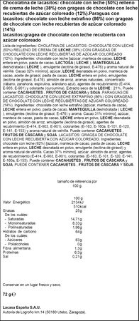 Lacasitos pack mix El Elfo Travieso 72g