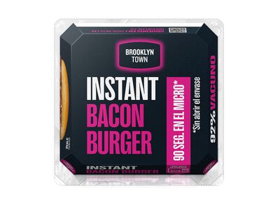 Bacon burguer broklyn town 92% vacuno 210g