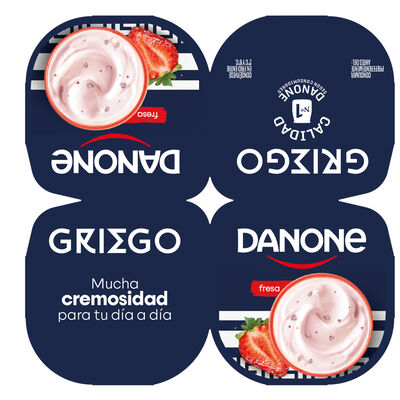 Yogur griego fresa 110g Pack 4