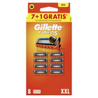 Recambio hojas de afeitar Gillette 7+1 unidades Fusion 5
