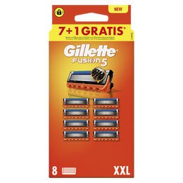 Recambio hojas de afeitar Gillette 7+1 unidades Fusion 5